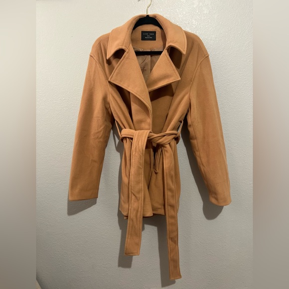 Love Tree Camel Wrap Coat - Picture 5 of 5